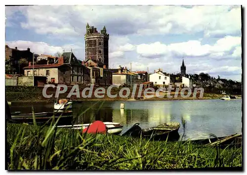 Cartes postales moderne Oudon Port de plaisance et Tour