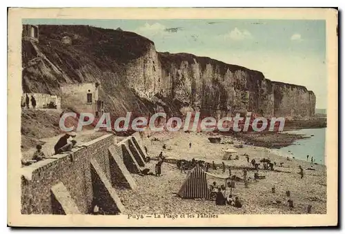 Cartes postales Puys la plage et les Falaises