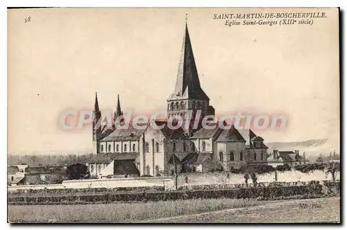 Cartes postales Saint Martin de Boscherville Eglise Saint Georges XIII siecle