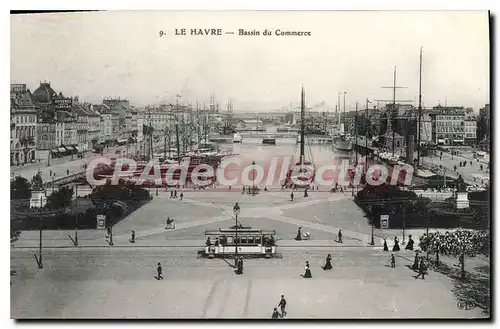 Cartes postales Le Havre Bassin du commerce