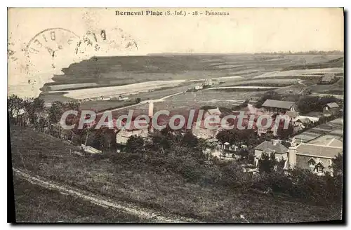 Cartes postales Berneval plage S Inf panorama