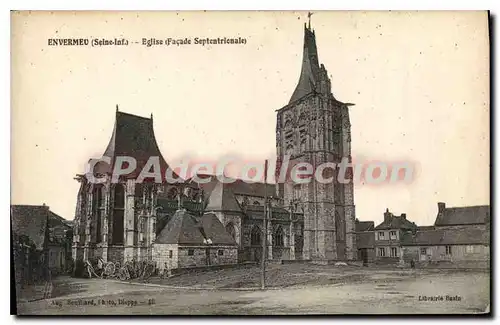 Cartes postales Envermeu Seine Inf eglise facade septentrionale