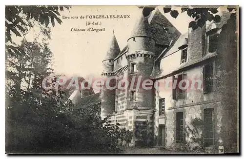 Cartes postales Environs de Forges les Eaux S Inf chateau d'Argueil