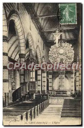 Cartes postales Cany Seine Inf L'Eglise