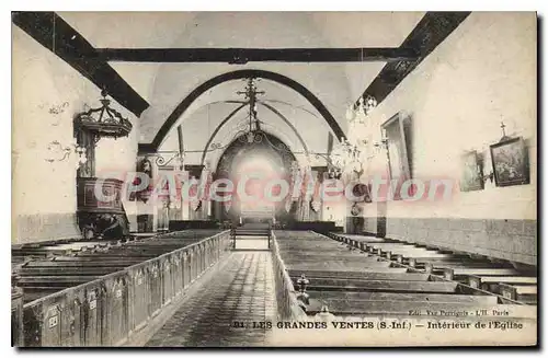 Cartes postales Les Grandes Ventes S Inf interieur de l'eglise