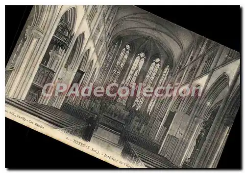 Cartes postales Totes S Inf Interieur de l'eglise