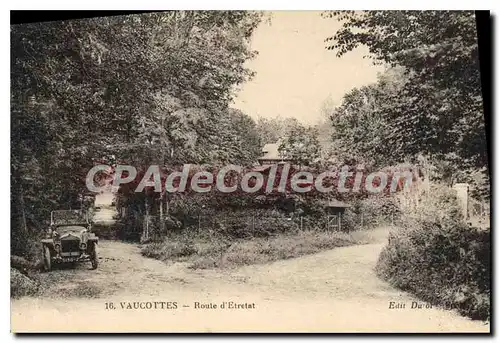 Cartes postales Vaucottes route d'etretat