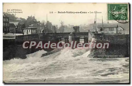 Cartes postales Le Littoral Seine Inferieure Saint Valery en Caux les Ecluses