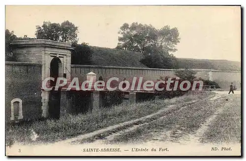 Cartes postales Saint Adresse l'entree du Fort