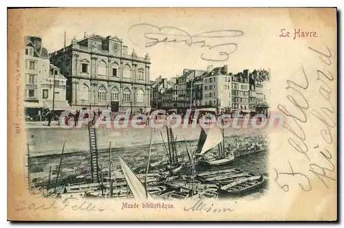 Cartes postales Le Havre Musee bibliotheque