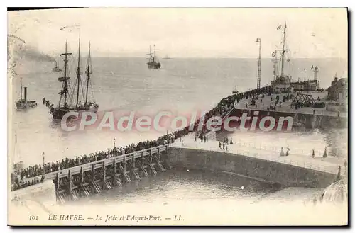 Cartes postales Le Havre la Jetee et l'Avant port