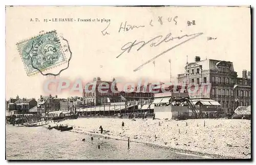 Cartes postales Le Havre Frascati et la plage