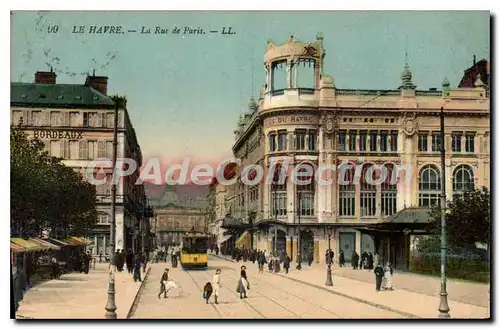 Cartes postales Le Havre la rue de Paris