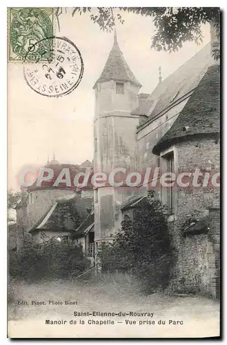 Cartes postales Saint Etienne du Rouvray Manoir de la chapelle vue prise du parc