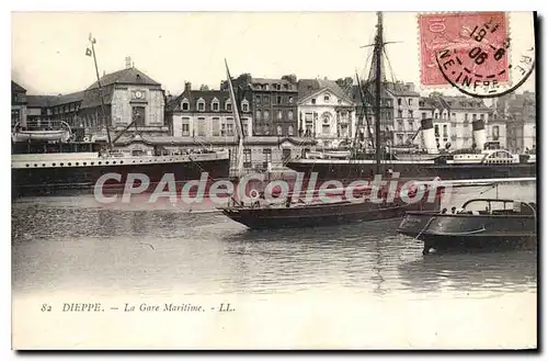 Cartes postales Dieppe la gare Maritime