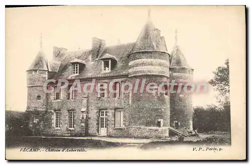 Cartes postales Fecamp chateau d'Auberville