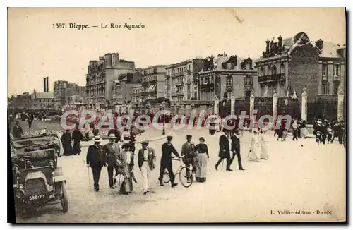 Ansichtskarte AK Dieppe la rue Aguado