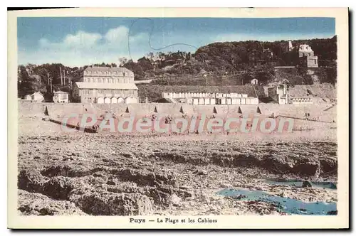 Cartes postales Puys la plage et les Cabines