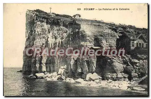 Cartes postales Fecamp la Falaise et le Calvaire