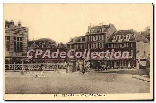 Cartes postales Fecamp hotel d'Angleterre