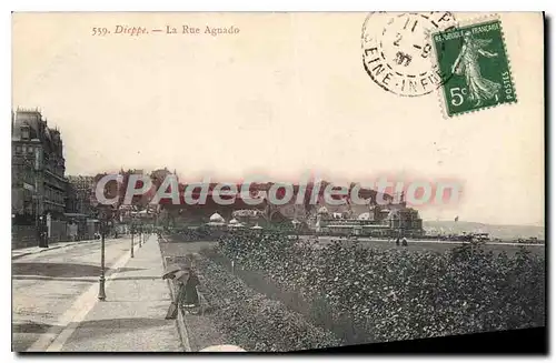 Cartes postales Dieppe la Rue Aguado