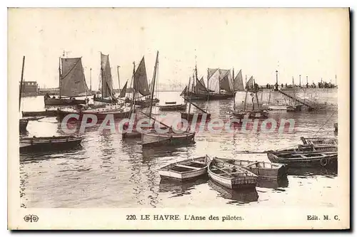 Cartes postales Le Havre l'Anse des pilotes