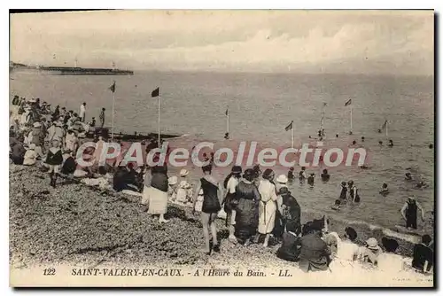 Cartes postales Saint Valery en Caux a l'Heure du Bain