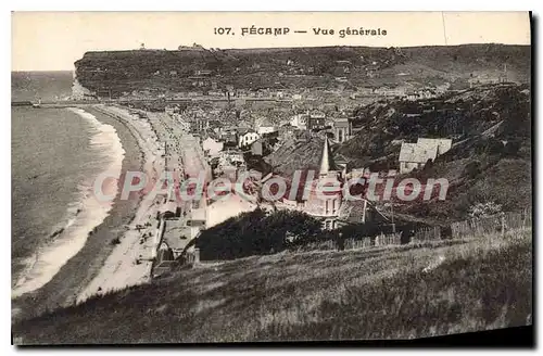 Cartes postales Fecamp vue generale