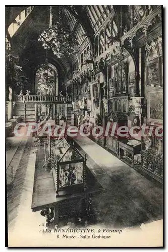 Cartes postales La Benedictine a Fecamp Musee Salle Gothique