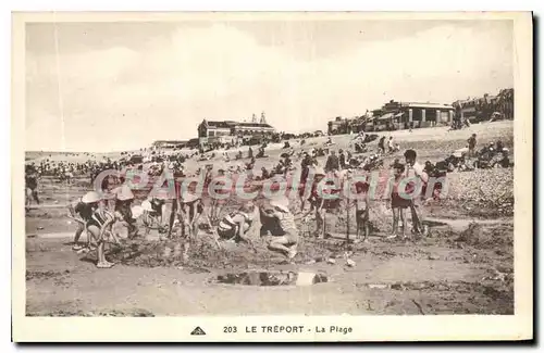 Cartes postales le Treport la plage