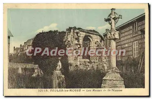 Cartes postales Veules les Roses les Ruines de St Nicolas