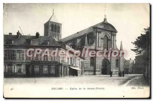 Cartes postales Fecamp eglise de la Saint Trinite