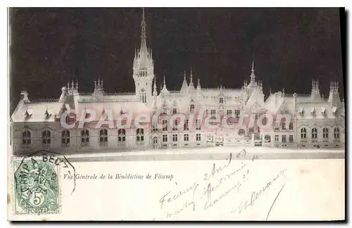 Cartes postales Vue generale de la Benedicline de Fecamp