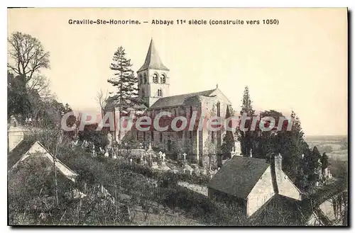 Cartes postales Graville Ste Honorine Abbaye 11 siecle construite vers 1050