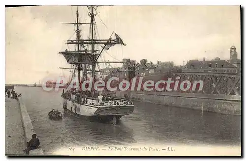 Cartes postales Dieppe le pont Tournant du Pollet