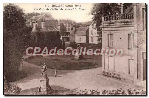Cartes postales Bolbec Seine Inf Un Coin de l'Hotel de Ville et la Place