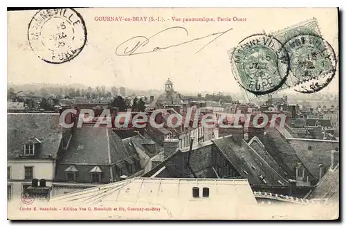 Cartes postales Gournay en Bray S I Vue panoramique Partie Ouest