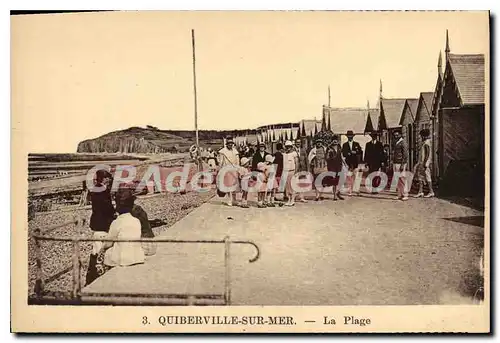 Ansichtskarte AK Quiberville sur Mer La Plage