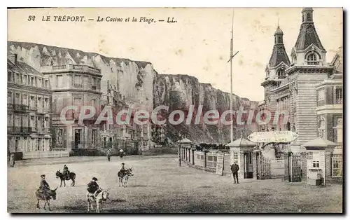 Cartes postales Le Treport Le Casino et la Plage