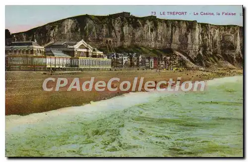 Cartes postales Le Treport La Casino la Falaise