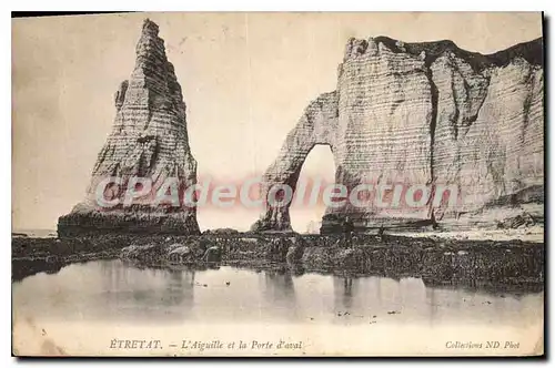 Cartes postales Etretat L'Aiguille et la Porte d'aval