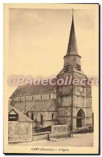 Ansichtskarte AK Cany Seine Inf L'Eglise