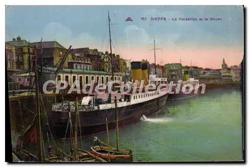 Cartes postales Dieppe Le Versailles et le Rouen