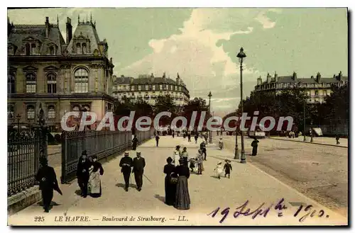 Cartes postales Le Havre Boulevard de Strasbourg