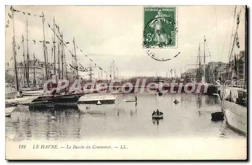 Cartes postales Le Havre Le Bassin du Commerce