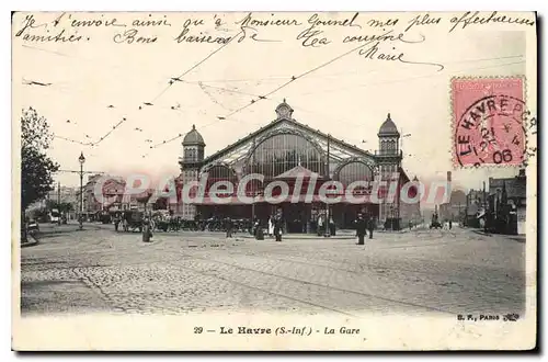 Cartes postales Le Havre La Gare