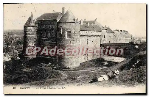 Cartes postales Dieppe Le Vieux Chateau