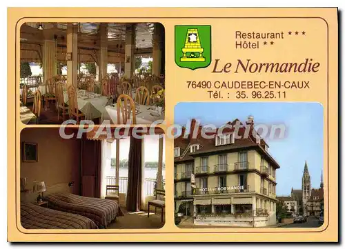 Cartes postales moderne Le Normandie Caudebec en Caux Restaurant Hotel