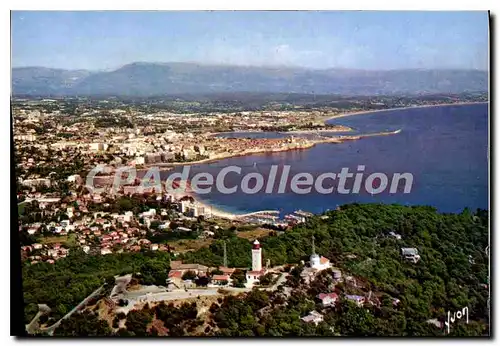 Cartes postales Couleurs et Lumiere de France La Cote d'Azur miracle de la nature Cap D'antibes Vue generale Le