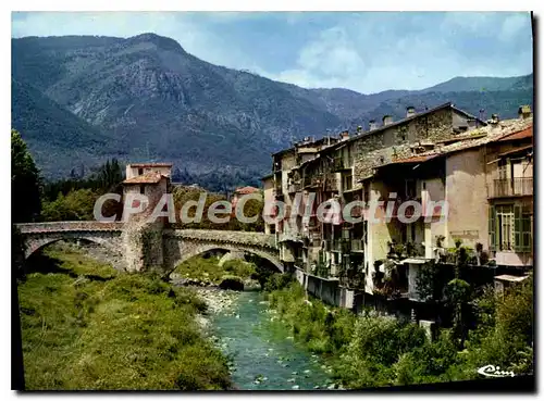 Cartes postales Sospel Alp Mar Viellies maisons bordees par la Bevera qu enjambe le vieux pont